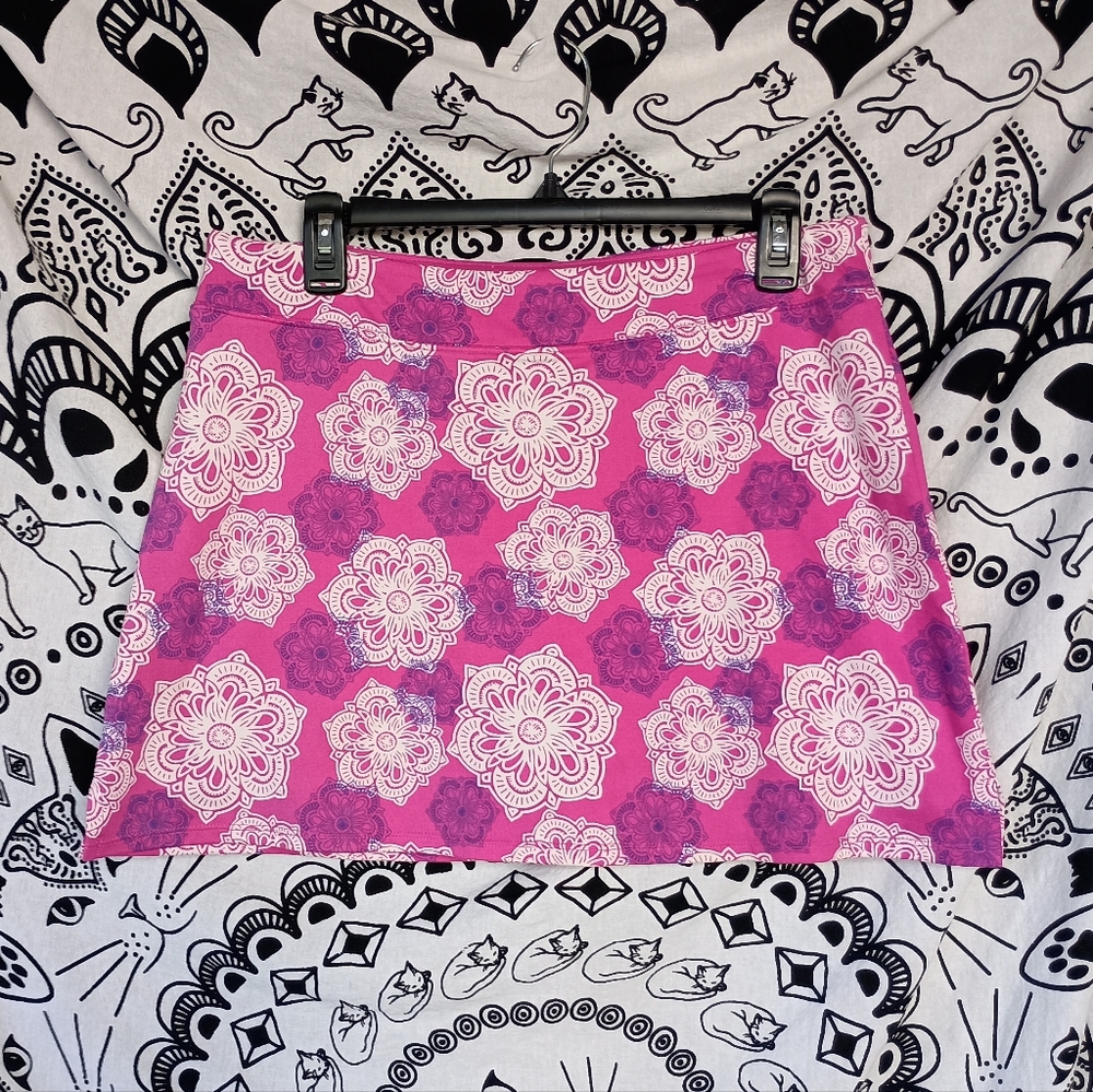 Tranquility By Colorado Clothing Pink Mandala Skort